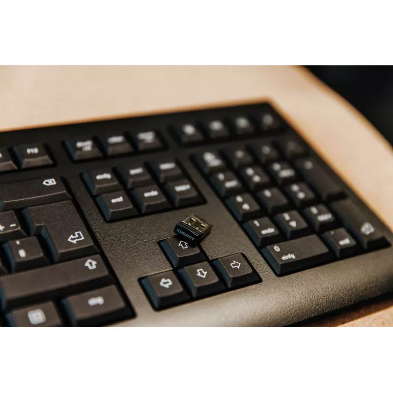 CHERRY KW 3000 Tastatur Universal RF Wireless QWERTY Spanisch Schwarz