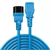 Lindy 2m IEC-Verlängerungskabel, Blau