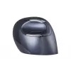 BakkerElkhuizen Evoluent D Medium Wireless, rechtshändig, vertikales Design, Laser, RF Wireless, 3200 DPI, Schwarz