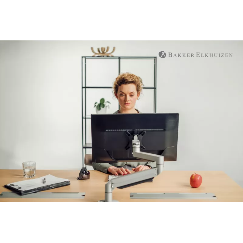BakkerElkhuizen Evoluent D Medium Wireless, rechtshändig, vertikales Design, Laser, RF Wireless, 3200 DPI, Schwarz