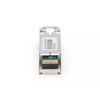 DIGITUS 1,25 Gbps SFP-Modul, bis zu 550 m Multimode, LC-Duplex-Stecker, Industrieversion 1000Base-SX, 850 nm