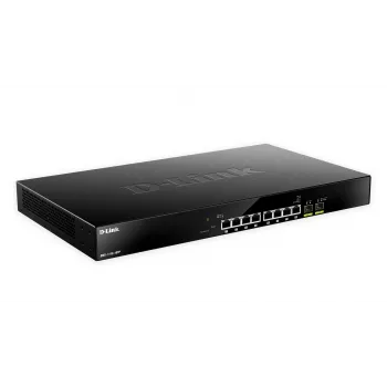D-Link 10-Port Multi-Gigabit PoE+ Smart Managed Switch, Managed, L2, 2.5G Ethernet (100/1000/2500), Power over Ethernet (PoE), Rack mounting, 1U