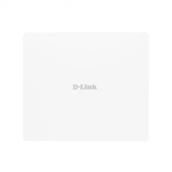 D-Link AX3000 Wi-Fi 6 Dual-Band PoE Outdoor-Access-Point, 2,4 GHz, 5 GHz, 3000 Mbit/s, 64-Bit-WEP, 128-Bit-WEP, SSID, WEP, WPA, WPA2, WPA3, 10,100,1000,2500 Mbit/s