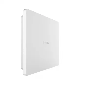 D-Link AX3000 Wi-Fi 6 Dual-Band PoE Outdoor-Access-Point, 2,4 GHz, 5 GHz, 3000 Mbit/s, 64-Bit-WEP, 128-Bit-WEP, SSID, WEP, WPA, WPA2, WPA3, 10,100,1000,2500 Mbit/s