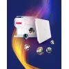 D-Link AX3000 Wi-Fi 6 Dual-Band PoE Outdoor-Access-Point, 2,4 GHz, 5 GHz, 3000 Mbit/s, 64-Bit-WEP, 128-Bit-WEP, SSID, WEP, WPA, WPA2, WPA3, 10,100,1000,2500 Mbit/s