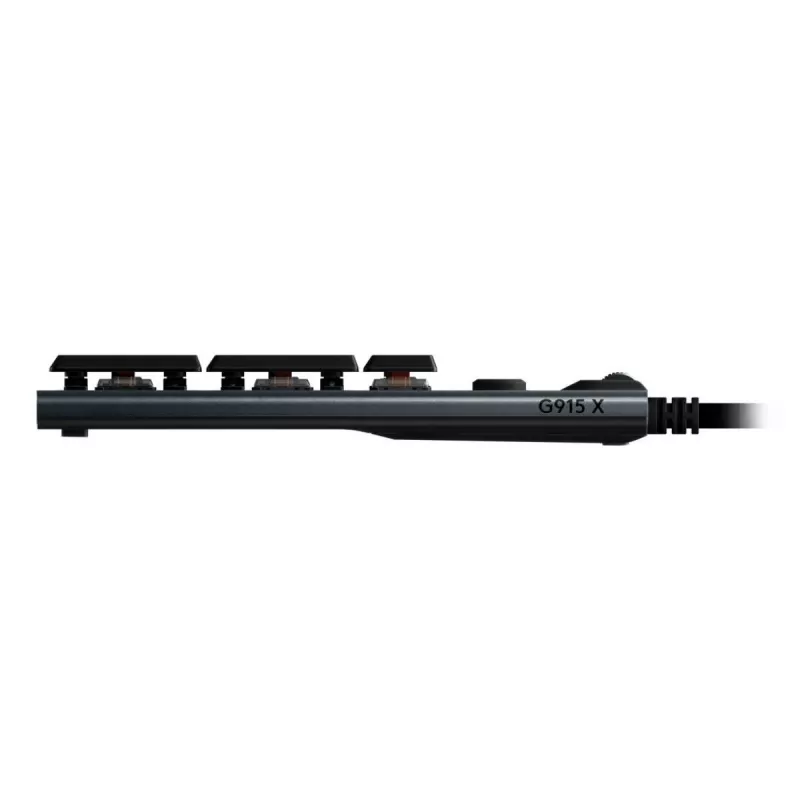 LOGITECH G915 X USB-A Kabelgebundene Low-Profile Gaming-Tastatur Taktil Schwarz Qwerty US