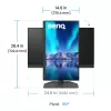 BenQ SW242Q Computer-Monitor 61,2 cm (24,1 Zoll) 2560 x 1600 Pixel WQXGA LED Schwarz
