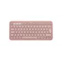 LOGITECH Pebble Keys 2 K380s - Kompakte Bluetooth-Tastatur - Tonal Rose - Qwerty Int