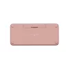 LOGITECH Pebble Keys 2 K380s - Kompakte Bluetooth-Tastatur - Tonal Rose - Qwerty Int