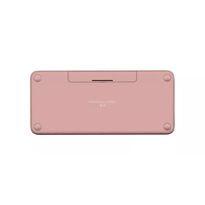 LOGITECH Pebble Keys 2 K380s - Kompakte Bluetooth-Tastatur - Tonal Rose - Qwerty Int