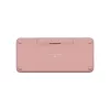 LOGITECH Pebble Keys 2 K380s - Kompakte Bluetooth-Tastatur - Tonal Rose - Qwerty Int
