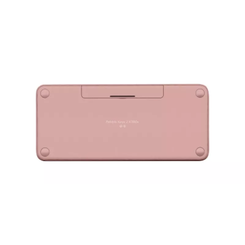LOGITECH Pebble Keys 2 K380s - Kompakte Bluetooth-Tastatur - Tonal Rose - Qwerty Int