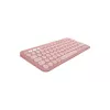 LOGITECH Pebble Keys 2 K380s - Kompakte Bluetooth-Tastatur - Tonal Rose - Qwerty Int