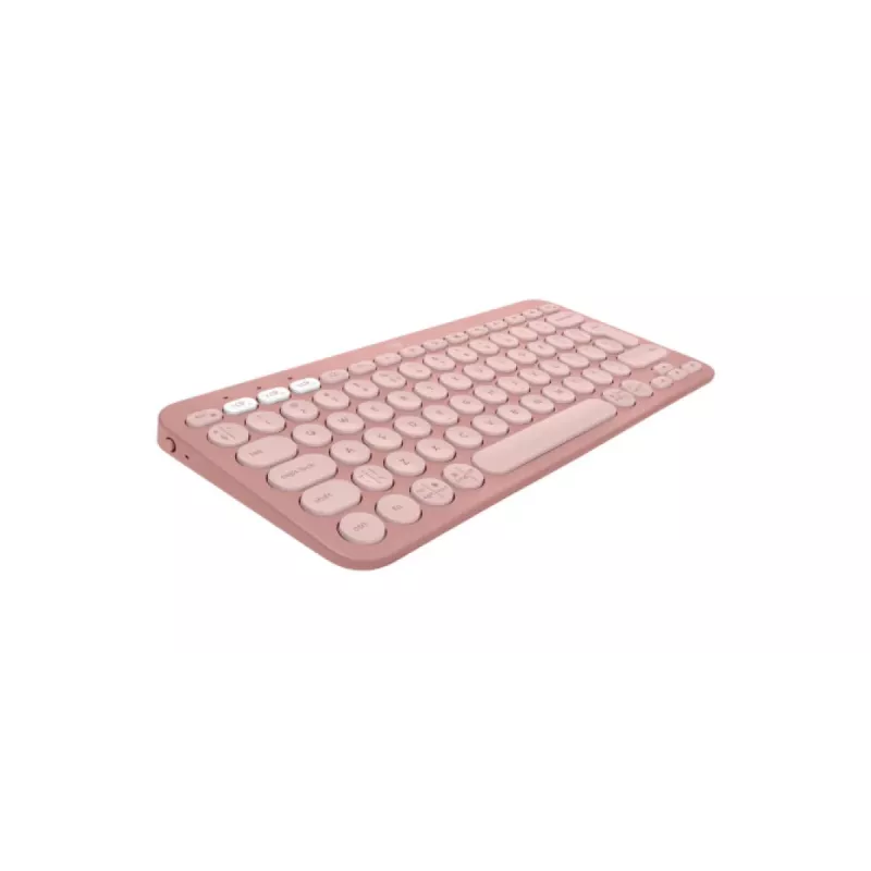 LOGITECH Pebble Keys 2 K380s - Kompakte Bluetooth-Tastatur - Tonal Rose - Qwerty Int