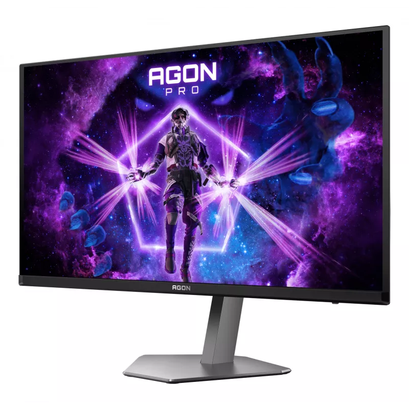 AOC AGON PRO AG276QZD2 Computer-Monitor 67,3 cm (26,5 Zoll) 2560 x 1440 Pixel Quad HD QD-OLED Schwarz, Grau