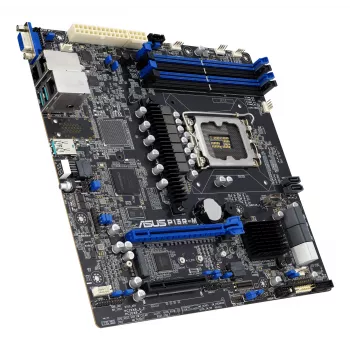 Motherboard ASUS P13R-M Intel C262 LGA 1700 micro ATX, DDR5, 4 DIMM, 128GB, 8x SATA III, 1x M.2, 2x LAN