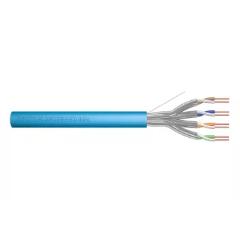 DIGITUS Installationskabel - CAT6a - U/FTP - AWG 23/1 - 305 m - Blau