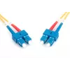 DIGITUS Glasfaser-Patchkabel, SC auf SC OS2, Singlemode 09/125 µm, Duplex, Länge 2 m