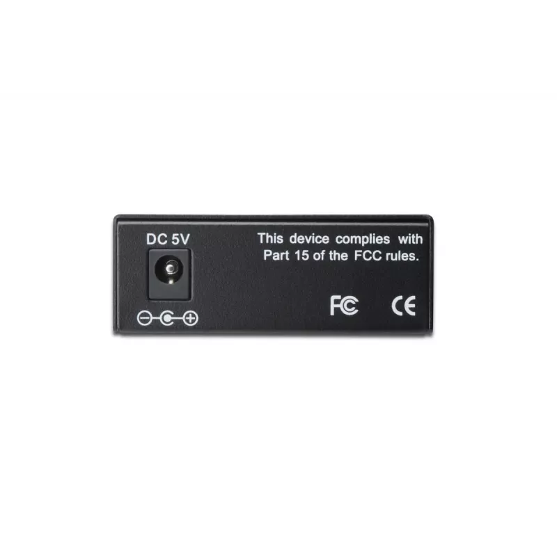 DIGITUS Medienkonverter, Singlemode, BiDi, WDM Gigabit Ethernet, Tx1310nm / Rx1550nm SC-Stecker, bis zu 20 km