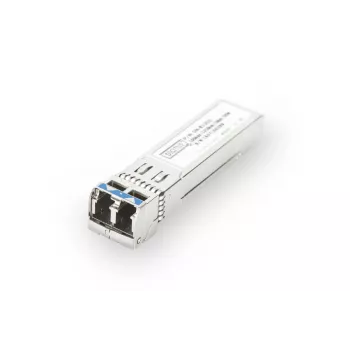 DIGITUS SFP+ 10G MM 850nm 300m mit DDM LC-Stecker, Verlustleistung < 1 W, 850nm VCSEL-Laser