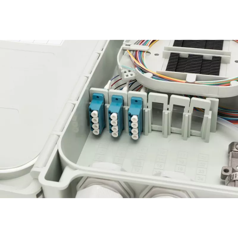 Digitus FTTH/FTTB Verteilerbox vormontiert OS2 12 Fasern LC/PC