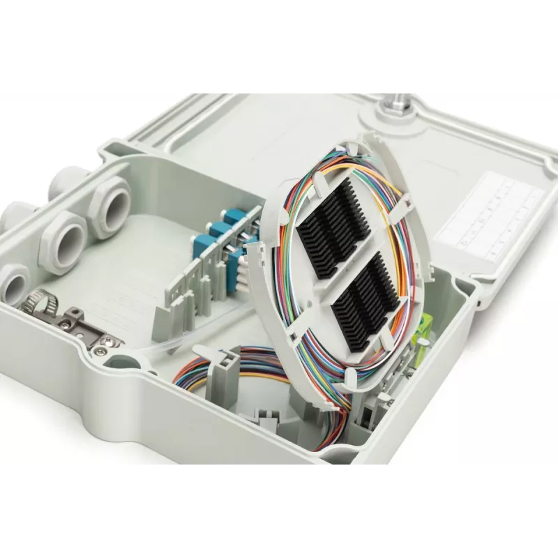 Digitus FTTH/FTTB Verteilerbox vormontiert OS2 12 Fasern LC/PC