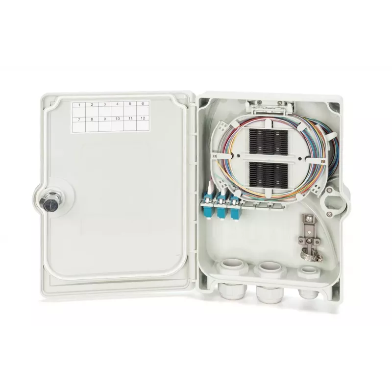 Digitus FTTH/FTTB Verteilerbox vormontiert OS2 12 Fasern LC/PC