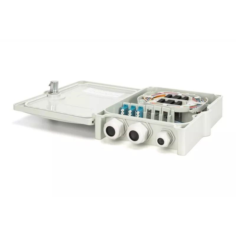 Digitus FTTH/FTTB Verteilerbox vormontiert OS2 12 Fasern LC/PC