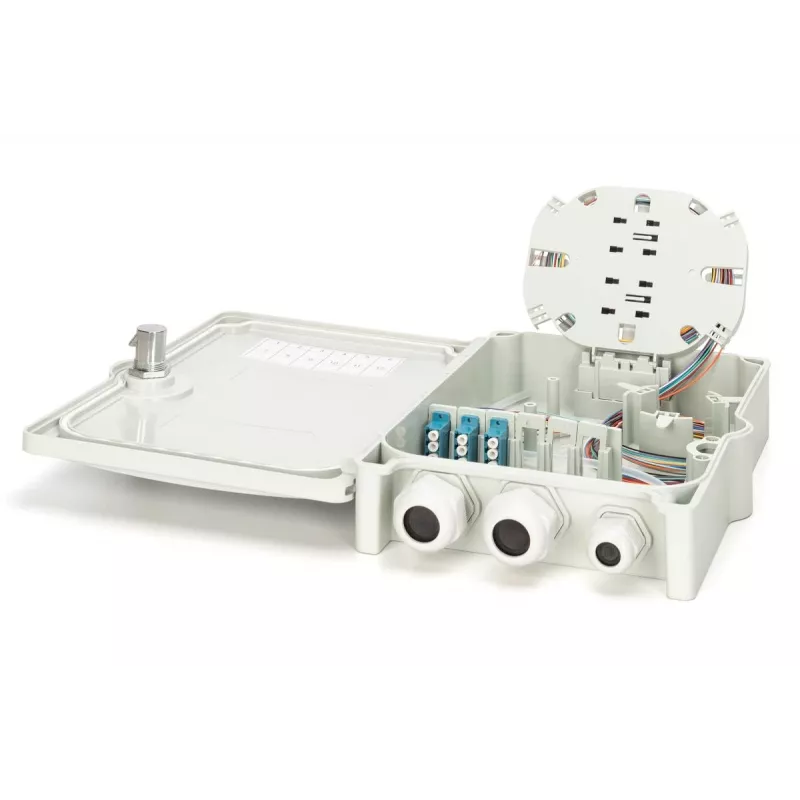 Digitus FTTH/FTTB Verteilerbox vormontiert OS2 12 Fasern LC/PC