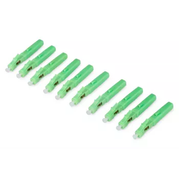 DIGITUS LC/APC Glasfaser-Schnellanschluss 10er-Pack