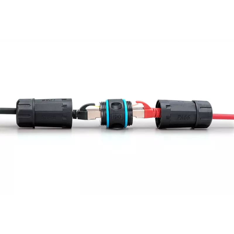 Netzwerkkabel Digitus DN-93905-OD RJ45 auf RJ45 CAT 6A 1m Schwarz