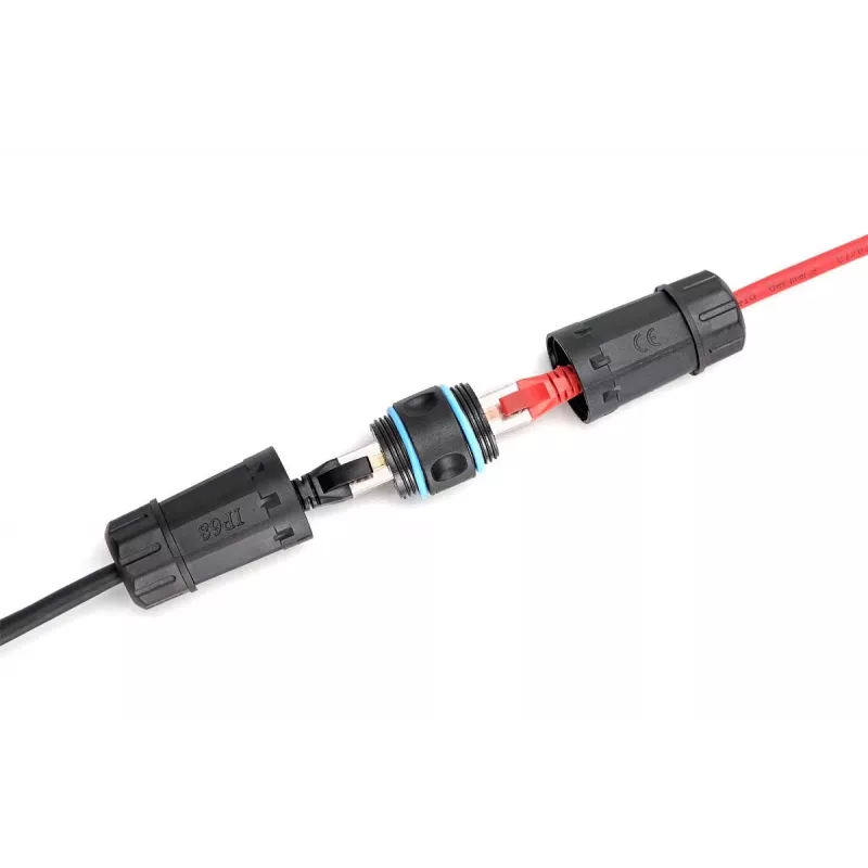 Netzwerkkabel Digitus DN-93905-OD RJ45 auf RJ45 CAT 6A 1m Schwarz