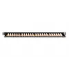 DIGITUS Patchpanel CAT6 Ungeschirmt 24-Port Mit Shutter - Schwarz