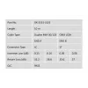 DIGITUS Glasfaser-Patchkabel, LC auf ST Multimode 50/125 µm, Duplex, Länge 10 m, Klasse OM3