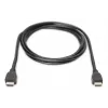 DIGITUS HDMI Ultra-High-Speed-Verbindungskabel, Typ A M/M, 2 m mit Ethernet, UHD 8K 60p, Schwarz