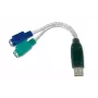 DIGITUS Adapter von USB auf 2x PS/2 (DA-70118)