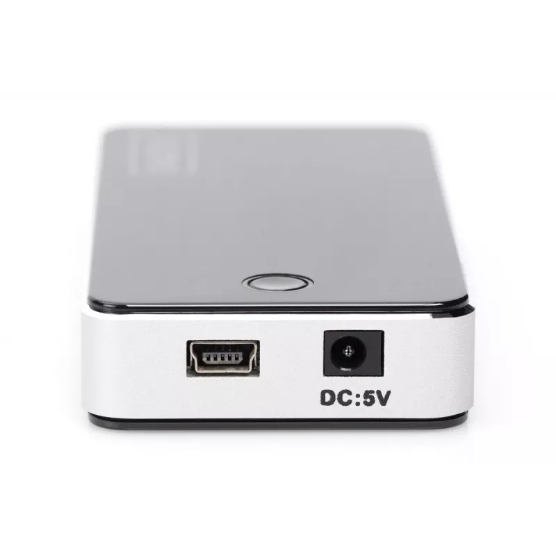 DIGITUS USB 2.0 7-Port Hub Schwarz (da-70222)