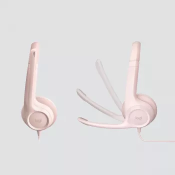 LOGITECH Headset - H390 - USB-A - Rose