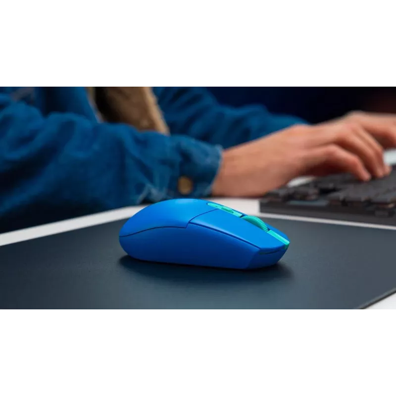 LOGITECH G305 Lightspeed Kabellose Gaming-Maus Blau Ewr2