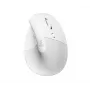 LOGITECH Lift for Mac Vertikale Ergonomische Maus - Off-White/Blassgrau - EMEA