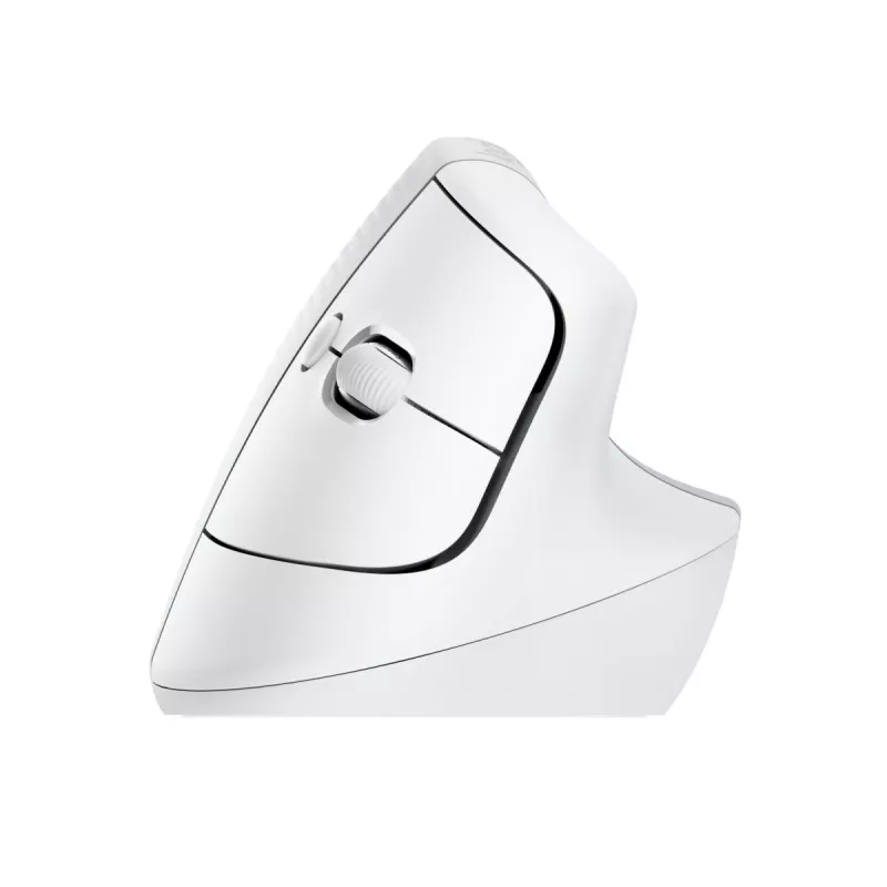 LOGITECH Lift for Mac Vertikale Ergonomische Maus - Off-White/Blassgrau - EMEA