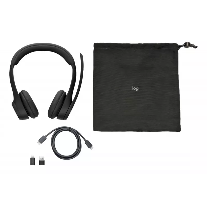 LOGITECH Wireless Headphone - Zone 305 - Mitternachtsschwarz