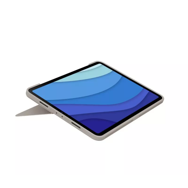 LOGITECH Combo Touch – Sand für iPad Pro 11 inch (1., 2., 3. Gen.) – Deutsch – QWERTZ