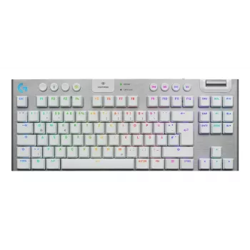 LOGITECH G915 X Lightspeed TKL Kabellose Low-Profile Gaming-Tastatur Weiß Tactile - Qwertz Deutsch