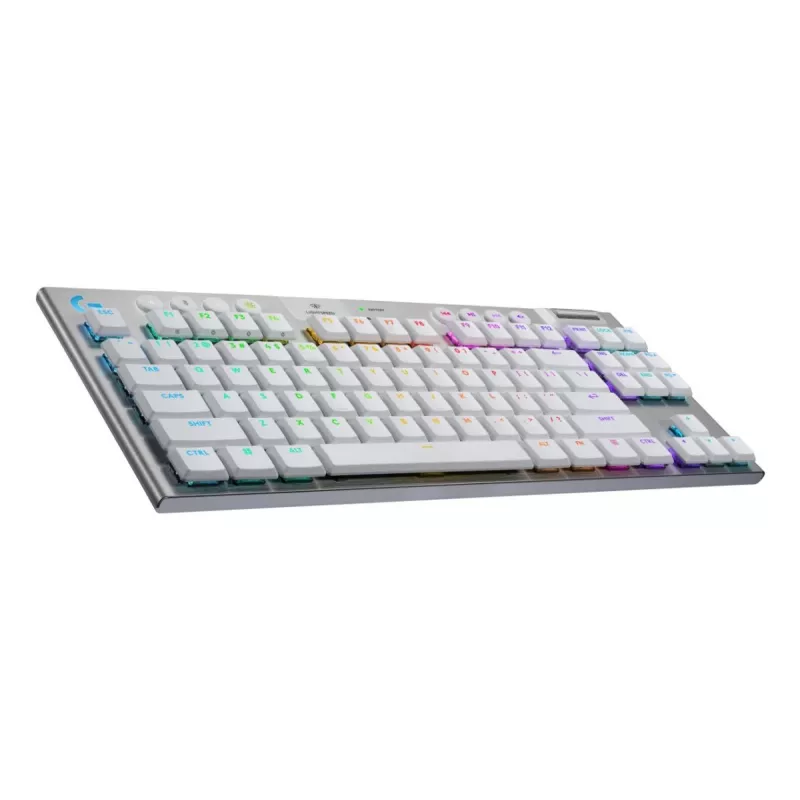 LOGITECH G915 X Lightspeed TKL Kabellose Low-Profile Gaming-Tastatur Weiß Tactile - Qwertz Deutsch