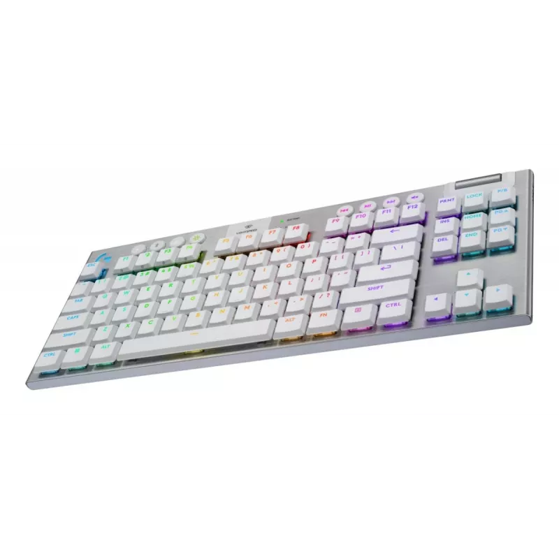 LOGITECH G915 X Lightspeed TKL Kabellose Low-Profile Gaming-Tastatur Weiß Tactile - Qwertz Deutsch
