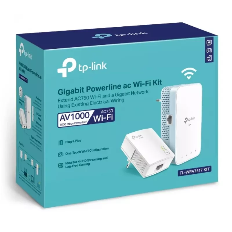 TP-Link TL-WPA7519 KIT 1000 Mbit/s Ethernet LAN Wi-Fi White 2 Stk.
