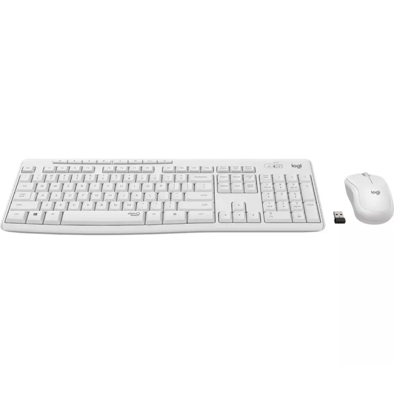 LOGITECH Mk295 Silent Wireless Combo Off White Qwertzu Hun