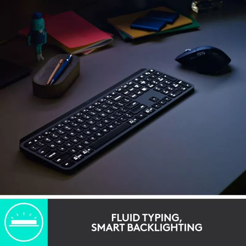 LOGITECH MX Keys Combo For Business Gen 2 - Graphite - Qwerty Esp