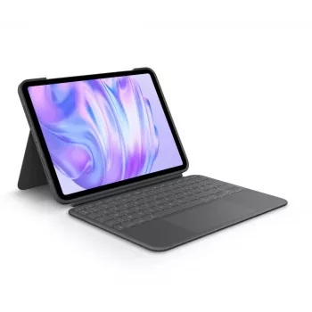 LOGITECH Combo Touch Tastatur-Hülle - für iPad Pro 11in M4/M5 - Graphit - Azerty Französisch